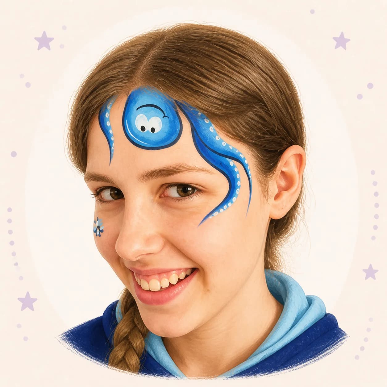 Cat Face Paint Idea
