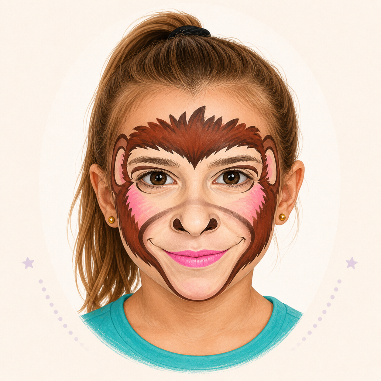 Butterfly Face Paint Idea