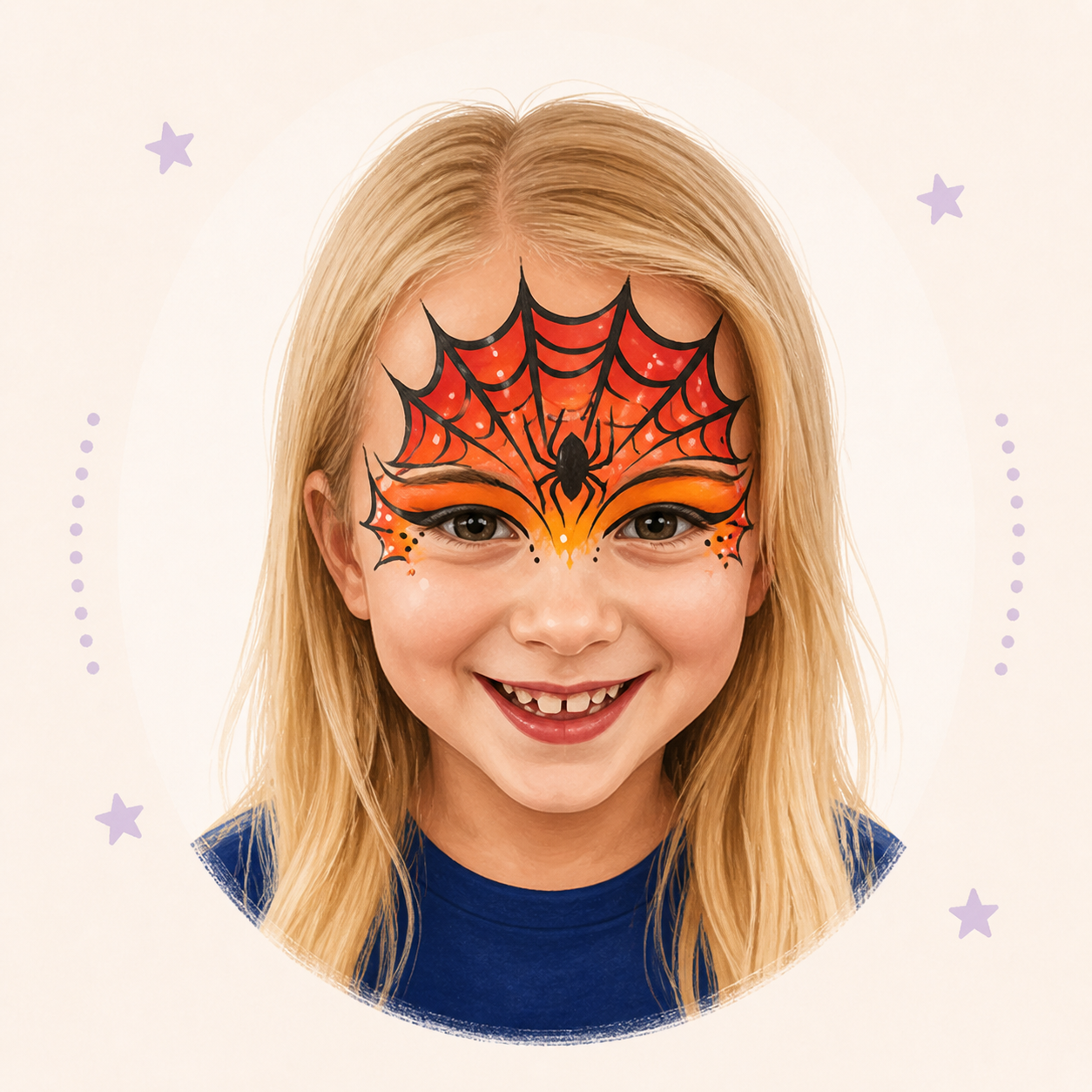 Dog Face Paint Idea