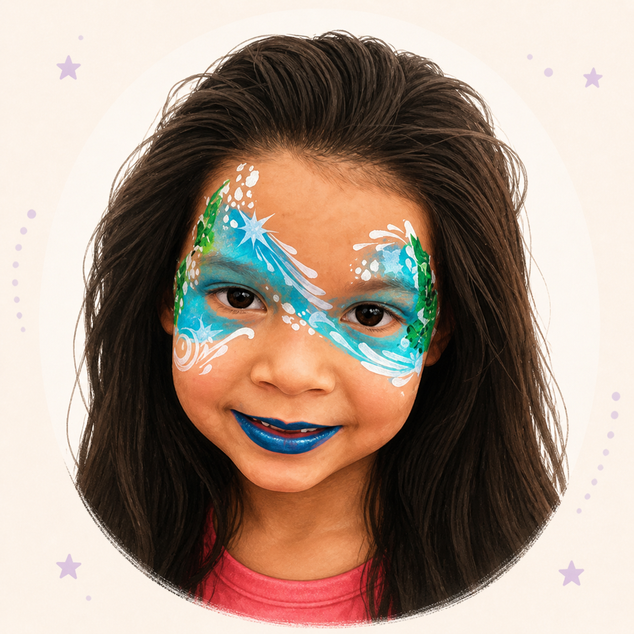 Spider Face Paint Idea